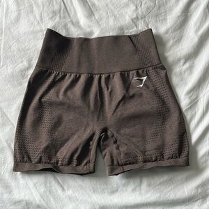 Gymshark Vital Seamless Brown Shorts